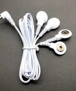 1 Piece Tense Lead/cable Button Type Use For Tense Massager Accessories