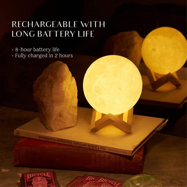 16 In 1 High Quality Led Moon Light Lamp With Stand - Image 7