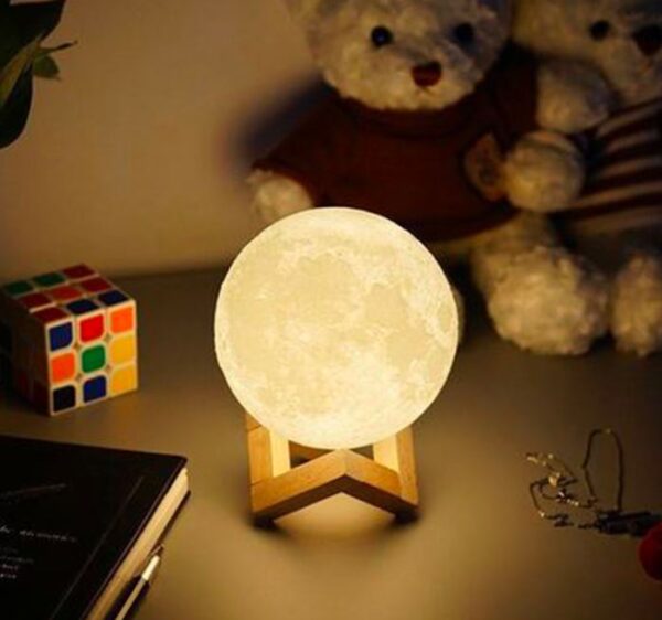 16 In 1 High Quality Led Moon Light Lamp With Stand - Image 4