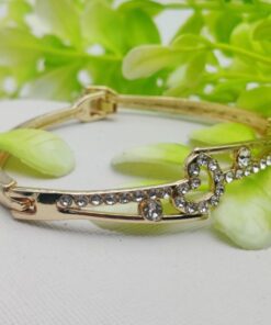 Adjustable Crystal Leaf Bracelet/Imported Golden Bracelets