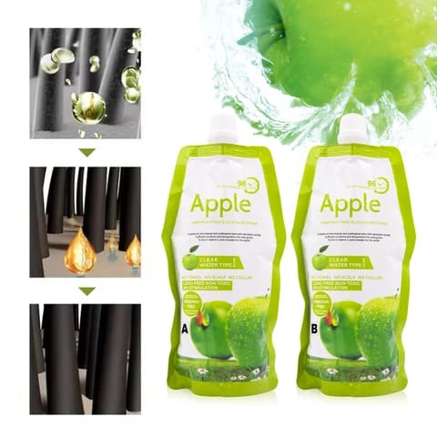 Apple Ammonia-free 2 In 1 Black Hair Cream - Image 3