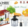 Cronier Professional 4-in-1 Hand Blender Set/Chopper, Blender
