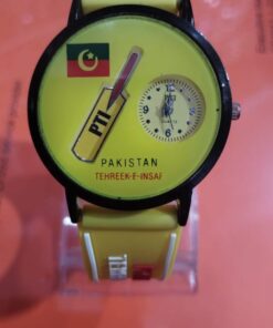 Pti Analog Wrist Watch /Pakistan Tehreek Insaf Wrist Watch For Men