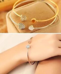 Double Hand Love Bracelet Color Rose Gold