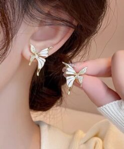 Luxury Niche Elegant Dual Tone Zircon