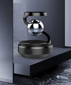 Star Solar Powered Levitating Ball Air Freshener For Car Dashboard