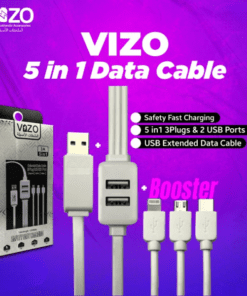 Vizo 5-in-1 Fast Data Cable Safety